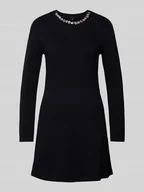 Sukienki - Sukienka taliowana z dzianiny z mieszanki wiskozy model ‘MILLA’ - miniaturka - grafika 1