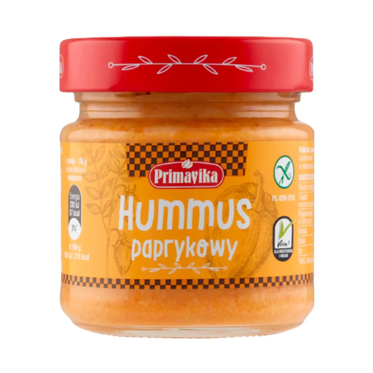 Lumarko Hummus Paprykowy Bezglutenowy 160 G !