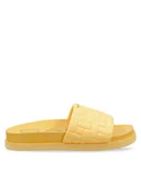 Klapki i japonki damskie - Gant Klapki 30507939 Żółty - miniaturka - grafika 1