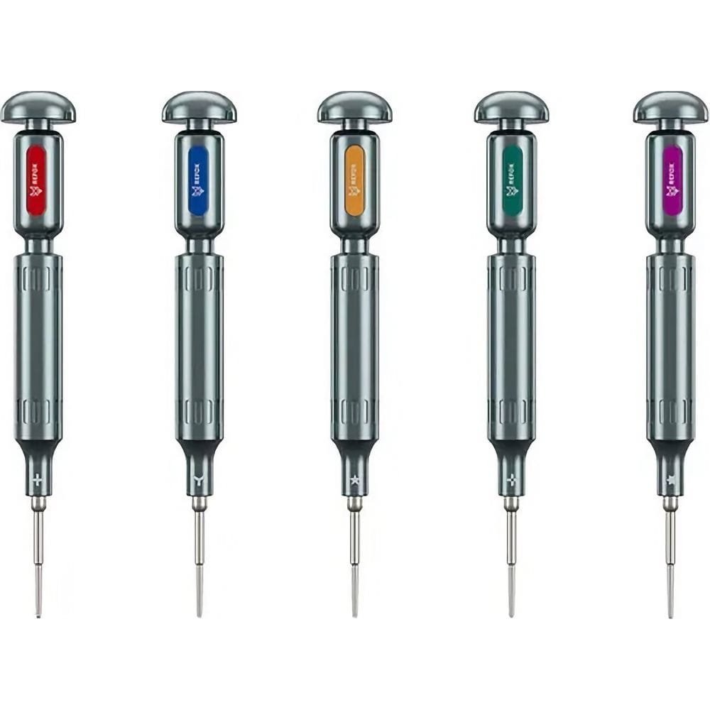 Zestaw wkrętaków serwisowych, magnetycznych REFOX RS3 3D, antypoślizgowe