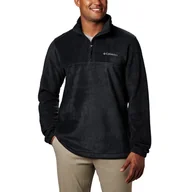 Bluzy męskie - Męska bluza polarowa Columbia Steens Mountain Half Zip black - M - miniaturka - grafika 1