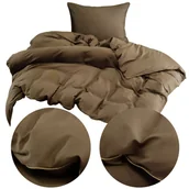 Pościel - Pościel 140 x 200 2cz Satyna Bawełna Z Bizą Can 06 - miniaturka - grafika 1