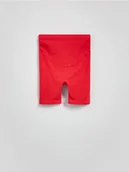 Spodenki damskie - Reserved - Bezszwowe kolarki z szerokim pasem - czerwony - miniaturka - grafika 1