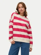 Bluzy damskie - Vero Moda Bluza Viola 10338440 Różowy Regular Fit - miniaturka - grafika 1