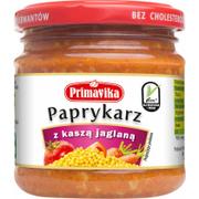 Produkty wegańskie i wegetariańskie - Primavika Paprykarz wegetariański Primaeco z kaszą jaglaną BIO 160 g - miniaturka - grafika 1