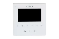 Akcesoria do domofonów i wideodomofonów - Vidos Monitor głośnomówiący kolorowy bezsłuchawkowy ekran 4,3" kolor biały M1022W-2 M1022W-2 - miniaturka - grafika 1