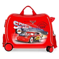 Walizki - Disney Cars Speed Trails walizka dziecięca, czerwona, 50 x 38 x 20 cm, z zamkiem szyfrowym, 38 l, 2,1 kg, 4 kółka, bagaż podręczny - miniaturka - grafika 1