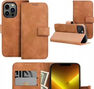 ForCell Kabura TENDER Book do XIAOMI Redmi 12 4G / 12 5G brązowy - Etui i futerały do telefonów - miniaturka - grafika 1