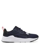 Buty dla chłopców - Puma Sneakersy Wired Run Pure Jr 390847 03 Granatowy - miniaturka - grafika 1