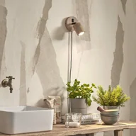 Lampy ścienne - GOOD & MOJO Java kinkiet, wtyczka, 1-pkt. natura - miniaturka - grafika 1