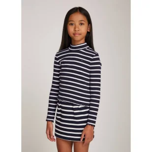 Tommy Hilfiger Bluzka | Slim Fit - Bluzy dla dziewczynek - miniaturka - grafika 1