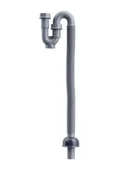 Syfony - Corsan - Syfon harmonijkowy elastyczny do umywalki Corsan MU02 - miniaturka - grafika 1