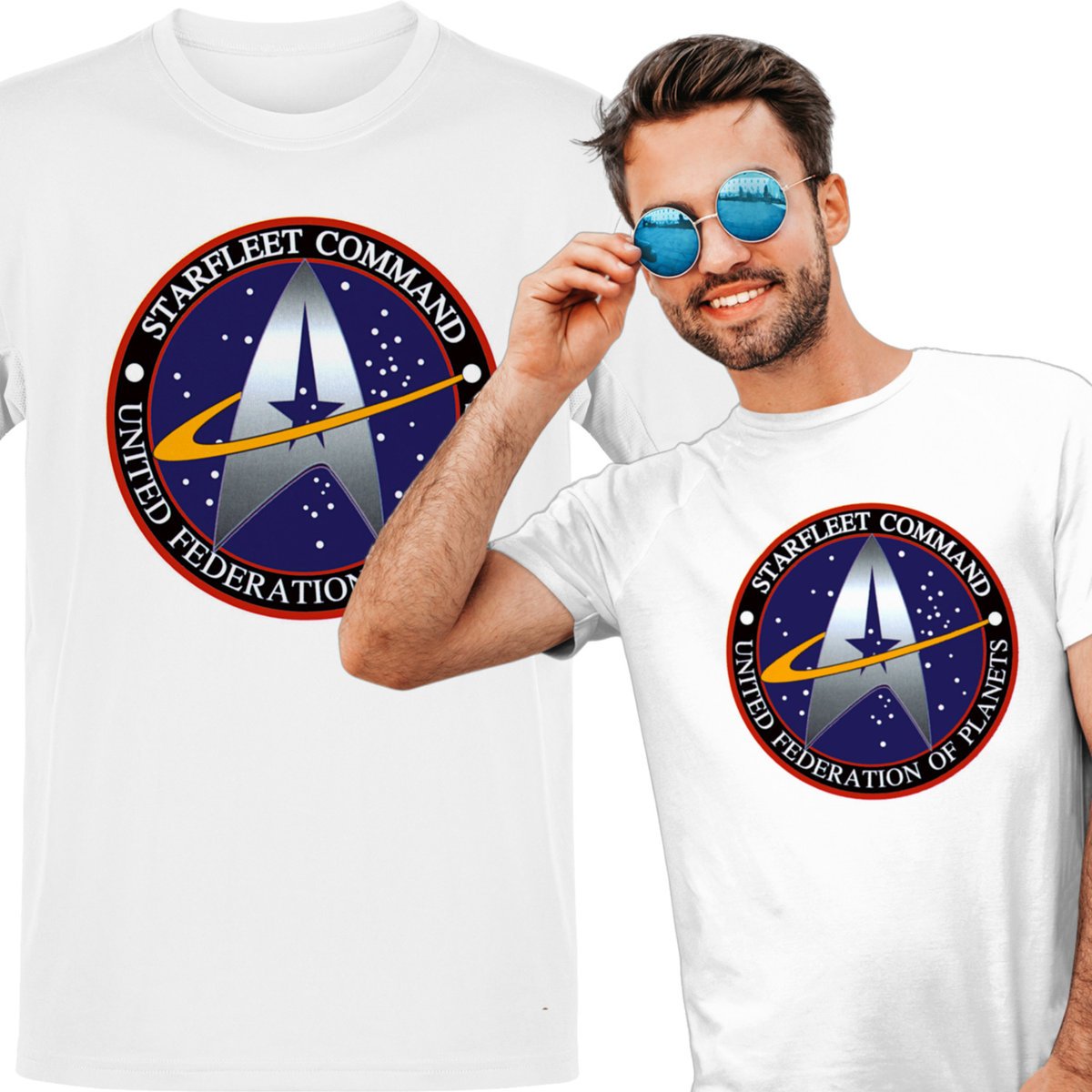 Koszulka męska Star Trek Spock Kirk M