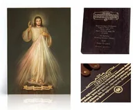 Ikony i obrazy sakralne - Ikona religijna Jezus Miłosierny - Jezu Ufam Tobie - miniaturka - grafika 1