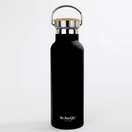Butelki termiczne - Butelka termiczna stalowa Dr.Bacty Iris 500 ml - czarna - miniaturka - grafika 1