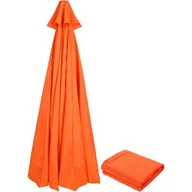 Parasole ogrodowe - Zamienny parasol ogrodowy, odporny na promieniowanie UV i warunki atmosferyczne, odpowiedni do ogrodów i plaż, pomarańczowy, 270 cm, 6 żeber - miniaturka - grafika 1