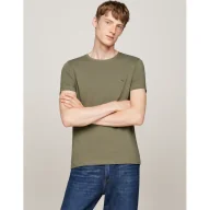 Koszulki męskie - Tommy Hilfiger T-shirt Slim Fit stretch - miniaturka - grafika 1