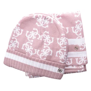 Dziecięca Czapka i szalik GUESS SET HAT + SCARF J4BZ04Z3H40-G5B0 – Różowy - Czapki dla dzieci - miniaturka - grafika 1