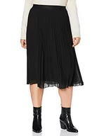 Spódnice - GERRY WEBER Damska spódnica plisowana o średniej długości, czarny, M - miniaturka - grafika 1
