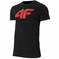 Koszulki męskie - 4F Bawełniany Sportowy T-shirt Męski Koszulka Z Krótkim Rękawem r. M - miniaturka - grafika 1