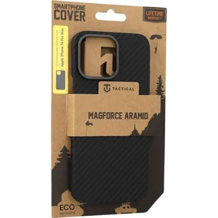 Etui na telefon iPhone 16 Pro Max z MagSafe, Tactical MagForce Aramid, czarne - Etui i futerały do telefonów - miniaturka - grafika 1