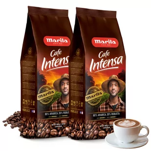 Zestaw 2kg Kawy ziarnistej Marilla Cafe Intensa - Kawa - miniaturka - grafika 1