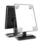 Lusterka do makijażu - OMEGA Lusterko kosmetyczne podświetlane do makijażu led 15787 - miniaturka - grafika 1