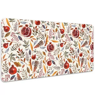 Mata ochronna z nadrukiem Owoce granatu 100x50 cm, Dywanomat - Podkładki na biurko - miniaturka - grafika 1