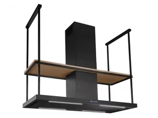 Nortberg Centropolis Elite Wood Black Matt 150 - Okapy kuchenne - miniaturka - grafika 1