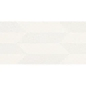 Płytki ceramiczne - Płytka ścienna SHINY NATURE WT1022 CHEVRON WHITE STRUCTURE MICRO RECT 29,8 x 59,8 cm G1 Cersanit - miniaturka - grafika 1