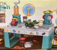 Masy plastyczne - Ciastolina stół z autkami zestaw budowlany 42 szt - miniaturka - grafika 1