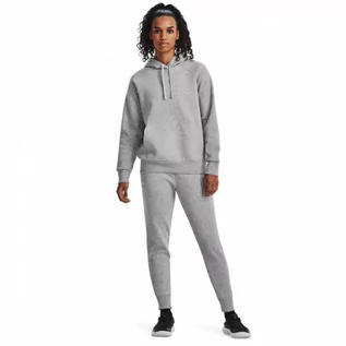 Spodnie sportowe damskie - Damskie spodnie dresowe Under Armour UA Rival Fleece Jogger - szare - UNDER ARMOUR - grafika 1