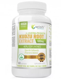 Wish Kudzu Root Extract 500mg 60caps - Witaminy i minerały dla sportowców - miniaturka - grafika 1