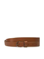 Paski - Calvin Klein Pasek Damski Ck Metal Loop Round Buckle 2.5 K60K613147 Brązowy - miniaturka - grafika 1