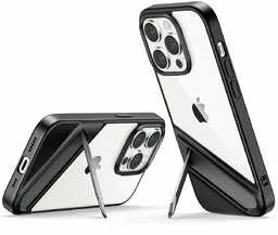Ugreen LP635 Kickstand Protective Case sztywne etui z żelową ramką i wbudowaną podstawką do iPhone 14 Pro czarny (90926) - Etui i futerały do telefonów - miniaturka - grafika 1