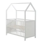 Łóżeczka i kojce - Białe łóżeczko 60x120 cm – Roba - miniaturka - grafika 1