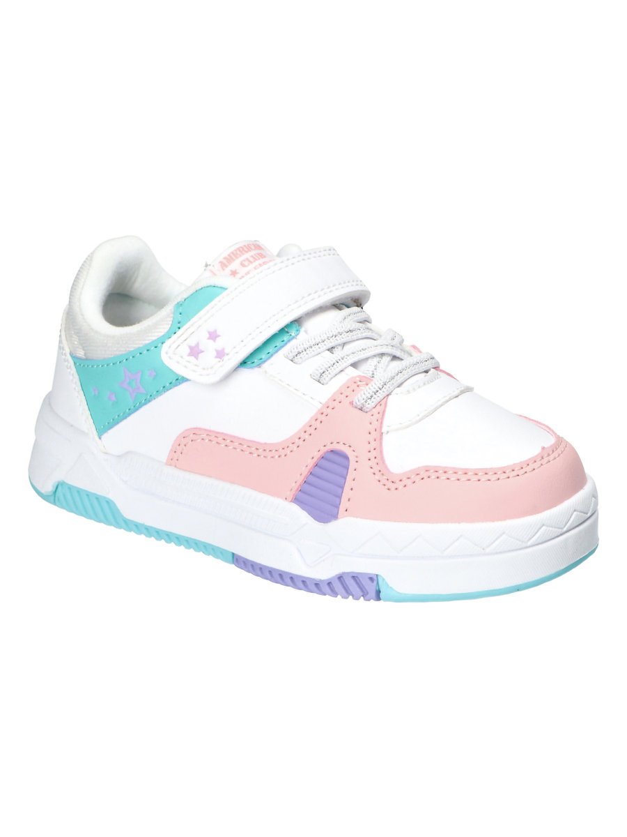 Dziewczęce sneakersy gwiazdki różowe American Club r.27