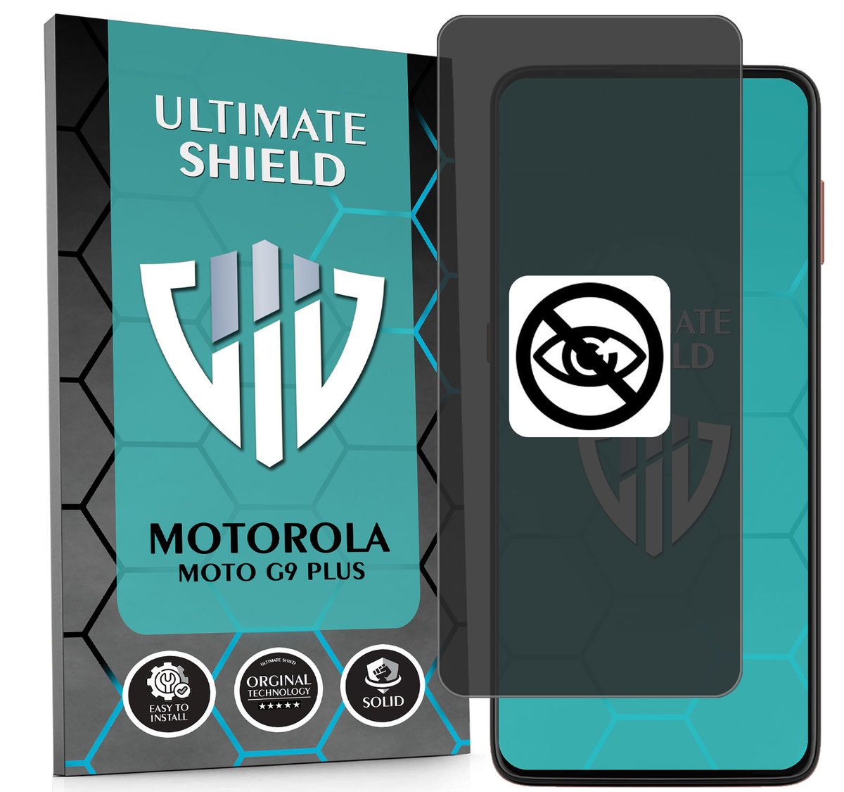 NAJLEPSZA FOLIA 5D ANTYSZPIEGOWSKA DO MOTOROLA MOTO G9 PLUS HYDROŻELOWA