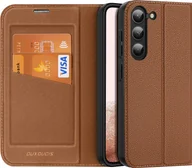 Portfele - Dux Ducis Dux Ducis Skin X2 etui Samsung Galaxy S23+ pokrowiec z klapką portfel podstawka brązowe - miniaturka - grafika 1
