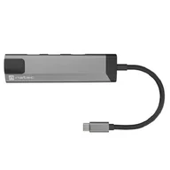 Stacje dokujące i replikatory portów - Stacja dokująca Multi Port Fowler Go USB-C - Hub 2x USB 3.0, HDMI 4K, USB-C PD, RJ45 - miniaturka - grafika 1