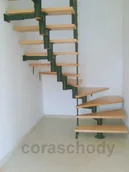 Schody strychowe - Schody modułowe CORA model Mix extra 00 U-180 12 elementów - miniaturka - grafika 1