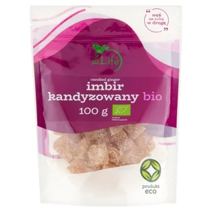 BioLife 101BioLife Imbir Kandyzowany Kostka 100g - - Bakalie - miniaturka - grafika 2