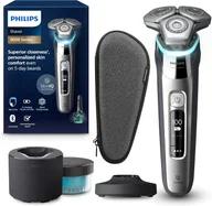 Golarki męskie - Nowa Golarka Philips Series 9000 S9975/54 Zestaw Baza Czyszcząca Etui - miniaturka - grafika 1