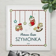 Albumy fotograficzne - Duży album na zdjęcia z nadrukiem dla chłopca na święta - miniaturka - grafika 1