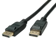 Kable miedziane - ROLINE RM DisplayPort kabel sieciowy Czarny 1 m DisplayPort - miniaturka - grafika 1