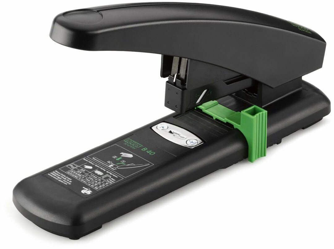 NOVUS Blockheftgerät B40 re+new schwarz bis 100 Blatt