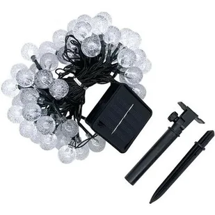 Girlanda ogrodowa solarna 40 LED 6 m multikolor - Lampy ogrodowe - miniaturka - grafika 1