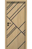 Drzwi wewnętrzne - Pol-Skone Dzwi Wewnętrzne Pełne Teo Vf5 Fornirowane Dąb Europejski - miniaturka - grafika 1