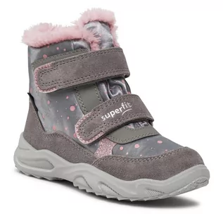 Buty dla dziewczynek - Śniegowce Superfit GORE-TEX 1-009226-2500 S Grey/Pink - grafika 1