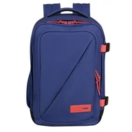 Plecaki - Plecak kabinowy AMERICAN TOURISTER Take2Cabin S Fioletowo-koralowy (Ryanair) - miniaturka - grafika 1